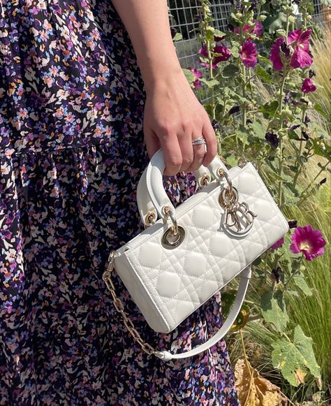 The Dior Small Lady D Joy is such a versatile bag. Dress it up, dress it down…so many styling options. Styled here with a purple floral maxi dress for a summer birthday dinner. Lady Dior Joy Bag, Micro Lady D-joy Bag Outfit, Dior Bags Outfit, Dior D Joy Bag Outfit, Lady D Joy Bag Outfit, Dior Joy Bag, Dior Lady D Joy Bag, Summer Birthday Dinner, Dior Small Bag