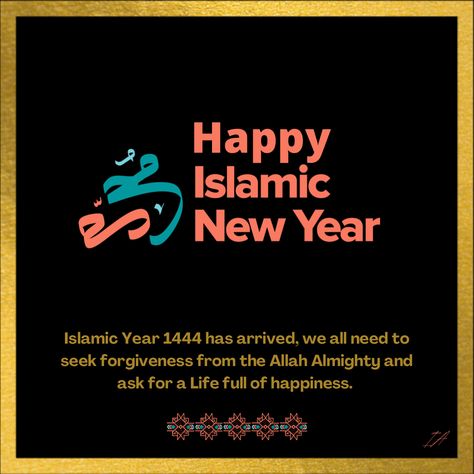 Happy Islamic New Year  #islamic #islamicdesign #islamicposts #islamicstatus #islamicquotes Happy Islamic New Year, Islamic New Year, Islamic Design, E Cards, Islamic Quotes, Ecards, Quick Saves