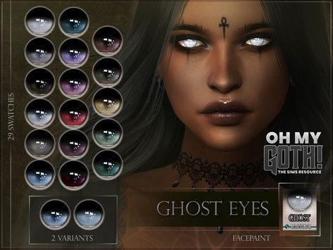 The Sims Resource - Oh My Goth - Ghost Eyes Vampire Goth Sims 4 Cc, Sims 4 Vampire Makeup, Sims 4 Demon Eyes, Sims 4 Succubus Mod, Sims 4 Scary Cc, Sims 4 Ghost Cc, Sims 4 Eye Cc, Sims4 Eyes, Goth Sims 4