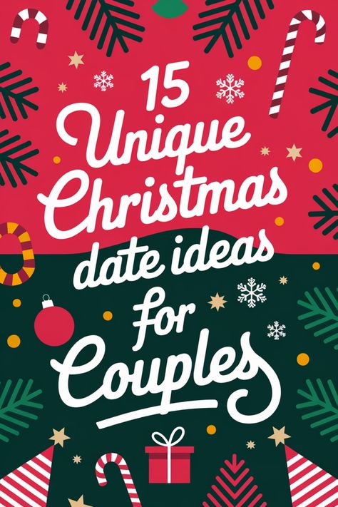 Discover 15 unique Christmas date ideas for couples to create lasting memories this holiday season. From cozying up by the fire with hot cocoa to building a gingerbread house together, these fun and festive activities will bring you and your partner even closer. Whether you're heading out for a romantic winter hike or hosting a holiday movie marathon, there's something special on this list for every couple to enjoy. Romantic Christmas Ideas Couple, Festive Date Ideas, Holiday Couple Activities, Christmas Activities With Boyfriend, December Date Ideas, Couples Christmas Activities, Christmas Date Ideas Couple, Holiday Date Ideas, Christmas Things To Do With Boyfriend