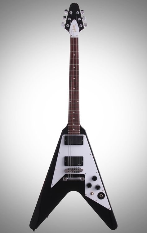 Gibson Custom Shop Kirk Hammett Signature Flying V Electric Guitar Flying V Guitar, Gibson Flying V, Signature Guitar, Types Of Guitar, Ride The Lightning, Electric Guitar Design, Flying V, Gibson Custom Shop, Kirk Hammett