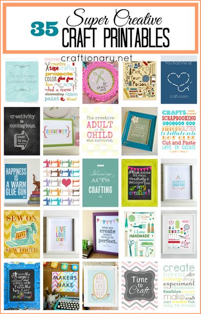 Free best craft printables for decorating crafts room or creative space. Free printables for crafting and making handmade things. Craft prints for wall art. Sewing Printables Free, Craft Printables, Art Sewing, Homemade Paint, Decorating Crafts, Dream Craft Room, Crafts Room, Handmade Things, Craft Decor