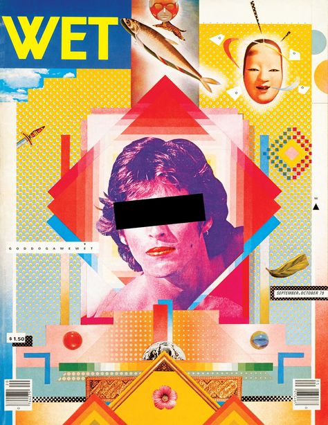 Wet_magazine_April_Greiman_and_Jayme_Odgers April Greiman, Digital Wave, Design Movements, Modern Photography, Wave Design, Modern Graphic Design, Design Graphique, History Design, New Shows