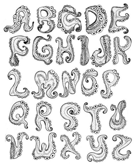 Letter Doodling, Type Hierarchy, Font Styles Alphabet, Cool Fonts Alphabet, Alphabet Graffiti, Graffiti Lettering Fonts, Typography Alphabet, Font Alphabet, Alphabet Fonts