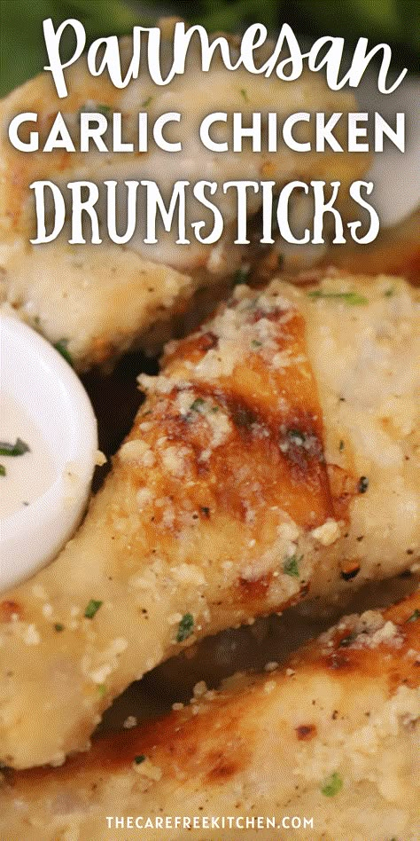 Garlic Parmesan Drumsticks Dinners With Chicken Drumsticks, Parmesan Drumsticks Oven Baked, Parmesan Crusted Drumsticks, Garlic Chicken Drumstick Recipes, Ranch Drumsticks Baked, Best Way To Cook Drumsticks, Baked Drumsticks Recipes, Garlic Parm Drumsticks, Chicken Thigh And Drumstick Recipes Ovens