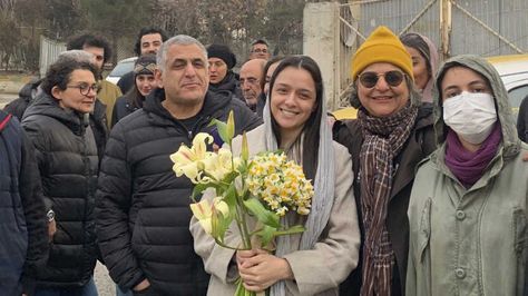 Iran releases actress Taraneh Alidoosti from Evin Prison : NPR Check more at https://famespider.com/iran-releases-actress-taraneh-alidoosti-from-evin-prison-npr/ About Elly, Evin Prison, Iranian Actress, Oscar Winning Movies, Human Rights Activists, Tehran Iran, Movies 2016, Soccer Stars, Islamic Republic