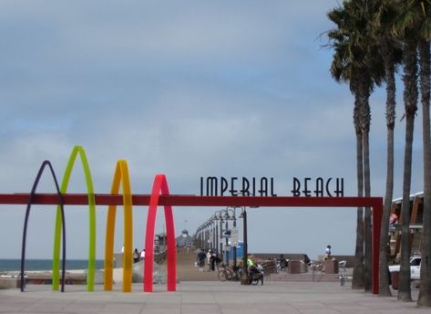 Imperial Beach San Diego, Imperial Beach California, Broadway At The Beach, College Project, California Beaches, San Diego Bay, Imperial Beach, We Buy Houses, Beach Ideas