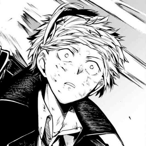 Atsushi Manga Icon, Atsushi Nakajima Manga, Atsushi Manga, Atsushi Bsd, Bsd Manga, Nakajima Atsushi, Shocked Face, Atsushi Nakajima, Manga Icon