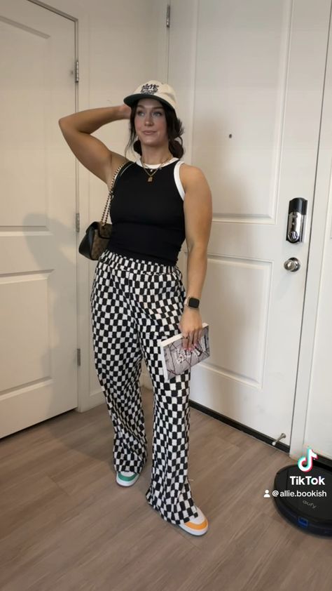 Shop Womens Checkerboard Print Pants and other curated products on LTK, the easiest way to shop everything from your favorite creators. Checkered Pants Outfit, Checkered Pants, Print Pants, Printed Pants, Shop Womens, Pants Outfit, Cool Outfits, Outfit Ideas, Style Inspiration