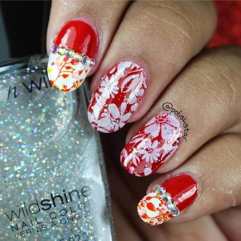 It's my Bengali new year nail art or you can say Pohela Boisakh nail art. We Bengalis celebrate Bengali new year on 14th April which is basically the 1st day of Bengali calender. Nail Art New Years, Happy Bengali New Year, New Year Nail Art, New Years Nail, Nail Art New, Bengali New Year, New Year Nail, New Years Nail Art, Bridal Nail