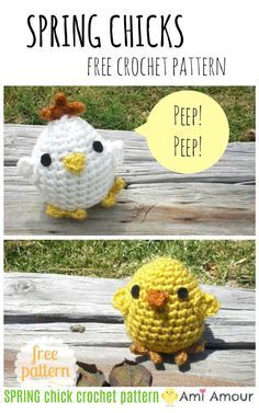 Chick Crochet, Easy Knitting Projects, Crochet Chicken, Easter Crochet Patterns, Easy Crochet Projects, Easter Crochet, Hand Knitted Sweaters, Minecraft Skins, Amigurumi Free