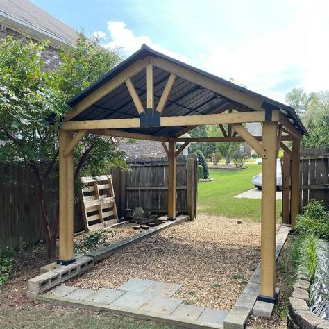 Wooden gazebo