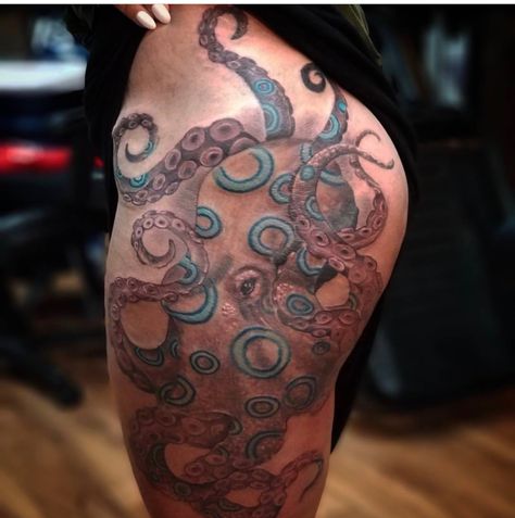 Blue ring octopus tattoo Blue Ring Octopus Tattoo, Blue Ringed Octopus Tattoo, Octopus Ring, Octopus Tattoo Design, Octopus Tattoos, Octopus Tattoo, Neck Tattoo For Guys, Ring Tattoos, Mermaid Tattoos