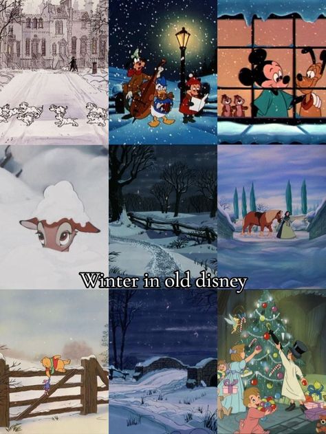 90s Christmas Movies, Old Disney Winter Aesthetic, Fall At Disney World, Old Disney Winter, Cozy Christmas Movies, Winter In Old Disney, Old Disney Movies Aesthetic, Old Disney Wallpaper, Old Disney Christmas