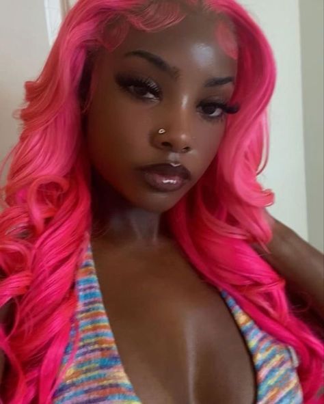 Custom Color Wigs, Dyed Hair Inspiration, Diy Vetement, Dark Skin Beauty, Dope Hairstyles, Baddie Hairstyles, Hair Stuff, Black Girls Hairstyles, Aesthetic Hair