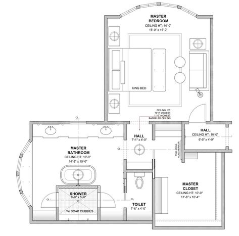 TIPS FOR A MASTER SUITE DESIGN - WEST ISLANDS EAST PROJECT - ST SIMONS ISLAND GEORGIA — TAMI FAULKNER DESIGN Best Bedroom Layout Master Suite, 2 Toilets In Master Bath, Boho Master Suite, Floor Plans With Dimensions, Master Suite Floor Plans, Suite Layout, Modern Master Suite, Master Suite Layout, Master Suite Floor Plan