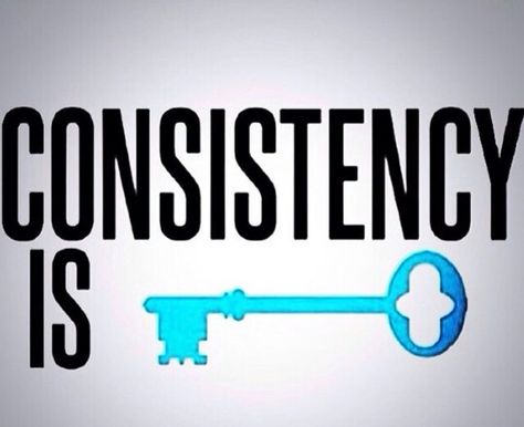 Consistency is the key I Need Consistency Quotes, Consistency Over Perfection, Consistency Is The Key, Consistency Is More Important, Consistency Is The Key To Success, Online Poker, Inspirational Phrases, Strength Training, Vimeo Logo