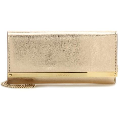 Jimmy Choo Milla Metallic Clutch (5 560 SEK) ❤ liked on Polyvore featuring bags, handbags, clutches, gold, jimmy choo purses, metallic handbags, brown purse, gold metallic purse and metallic purse Jimmy Choo Clutch, Jimmy Choo Boots, Jimmy Choo Gold, Metallic Handbags, Brown Handbags, Jimmy Choo Handbags, Metallic Clutch, Real Leather Handbags, Brown Purse