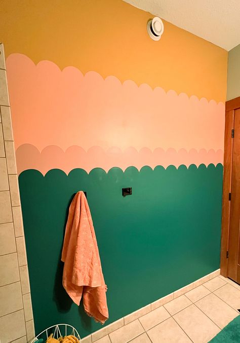 Laundy Room, Kids Bathroom Wall, Bathroom Mural, Diy Mural, Toddler Playroom, Murals For Kids, Studio Color, Wall Bathroom, Free Library