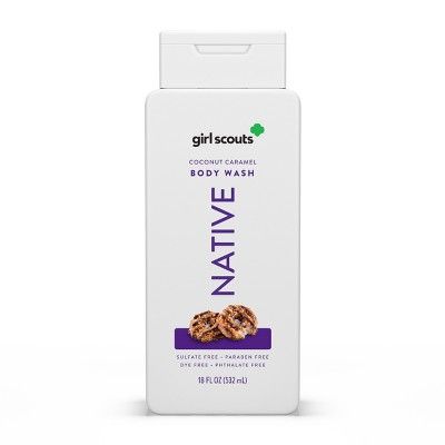 Native Limited Edition Girl Scout Coconut Caramel Cookie Body Wash - 18oz Cookie Body Wash, Coconut Caramel Cookies, Coconut Caramel, Beauty Must Haves, Girl Scout, Girl Scouts, Body Wash, Nativity, Caramel