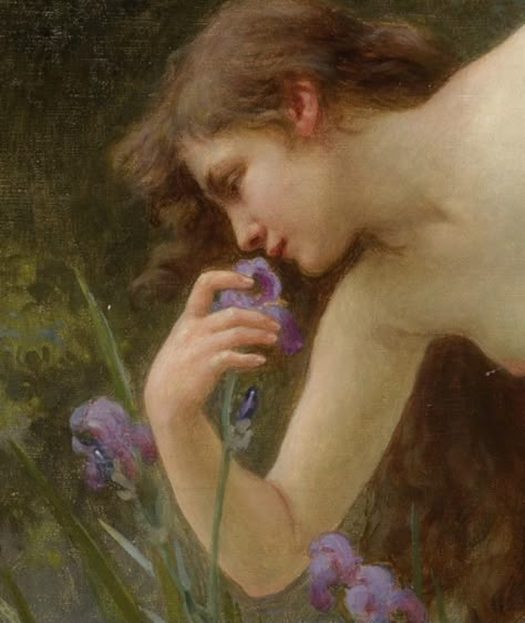 Guillaume Seignac, Iris Painting, Mary Cassatt, Human Figure Drawing, Art Details, Academic Art, Pre Raphaelite, Oil Painting Reproductions, European Art