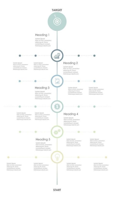 business information display Timeline infographic icons designed for vertical infographic templates. Vertical Timeline Infographic, Modern Timeline Design, Vertical Timeline Design, Timeline Graphic Design, Infographic Icons, Icon Infographic, Product Roadmap, Infographic Timeline, Timeline Infographic Design