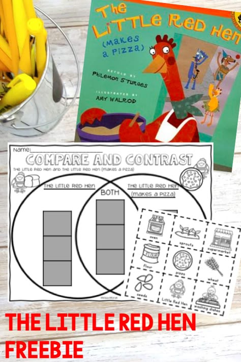 Retell Story Activities Preschool, Preschool Storytime Ideas, The Little Red Hen Activities Preschool, Little Red Hen Craft, Kindergarten Retelling Stories, Little Red Hen Activities Preschool, The Little Red Hen Activities, Letter H Activities For Preschool, The Little Red Hen