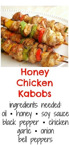 Gallbladder Recipes, Kabob Party, Honey Chicken Kabobs, Zesty Italian Chicken, Pork Milanese, Grilled Kabob Recipes, Quick Chicken Dinner, Vegetable Kabobs, Vegetable Cake