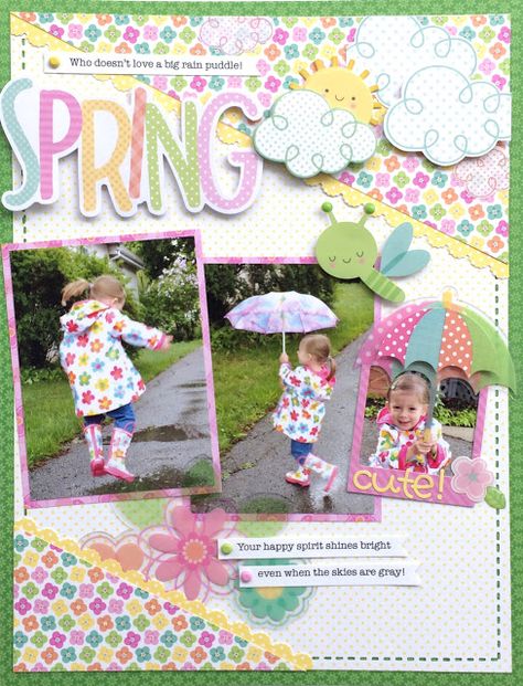 Spring Scrapbook Layouts Ideas, Spring Scrapbook Pages, Spring Scrapbook Ideas, Easter Scrapbook Layouts Ideas, 8 5 X 11 Scrapbook Layouts, Scrapbook Ideas Kids, Kids Scrapbook Ideas, Spring Scrapbook Layouts, Easter Scrapbook Layouts