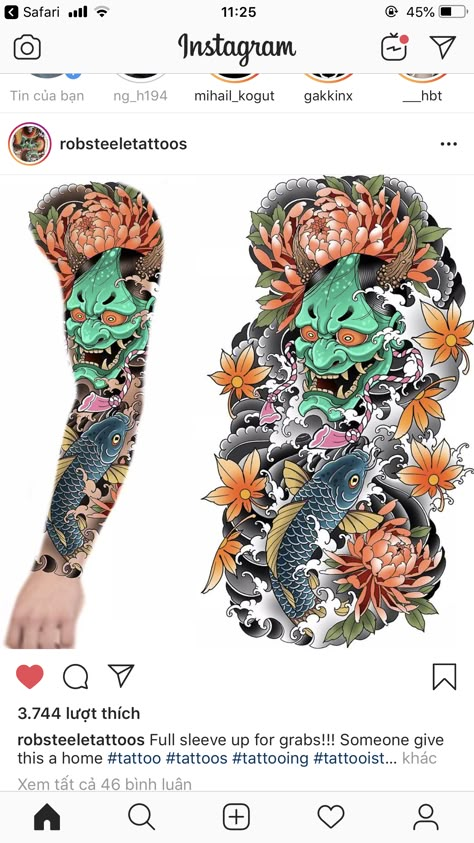 japanese tattoo designs Koi Fish Hand Tattoo, Japanese Sleeve Tattoo Design, Japan Tattoo Traditional, Traditional Japanese Sleeve, Japanese Tattoo Art Traditional, Japanese Tattoo Sleeve, Traditional Japanese Tattoo Sleeve, Samurai Tattoo Sleeve, Japanese Tattoo Women