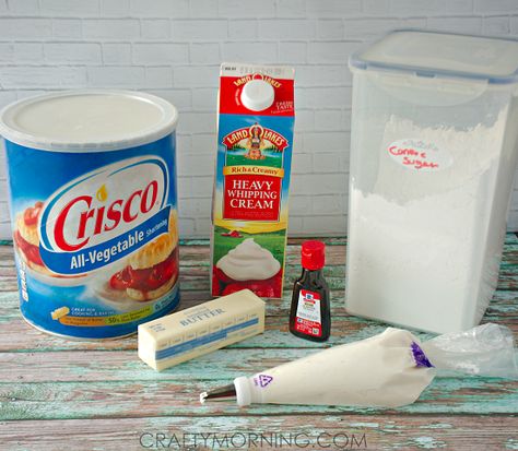 Crisco Frosting, Best Buttercream Frosting Recipe, The Best Buttercream Frosting, Baking Materials, Whip Frosting, Best Buttercream Frosting, Best Buttercream, Crafty Morning, Linda Smith