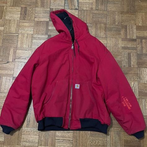 Red Carhartt Jacket Red Carhartt Jacket, Carhartt Jackets, Men Carhartt, Carhartt Jacket, Mens Jackets, Limited Edition, Jackets & Coats, Man Shop, Outfit Inspo