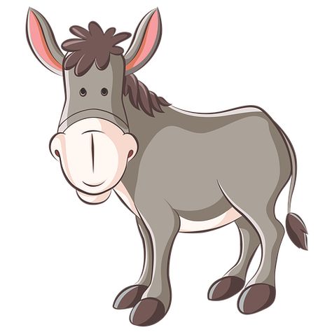 Donkey, Ass, Animation, Animal Donkey Images, Win Gift Card, Short Stories For Kids, Cartoon People, Kids Zone, Stories For Kids, Free Illustrations, Free Pictures, Image Illustration