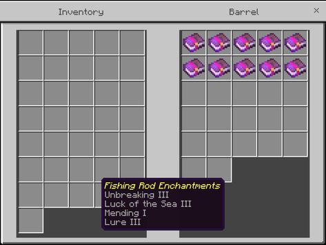 Minecraft Enchantments, Flint And Steel, Best Fishing Rods, Enchanted Book, Minecraft Decorations, Best Fishing, Fishing Rod, Enchanted, Minecraft