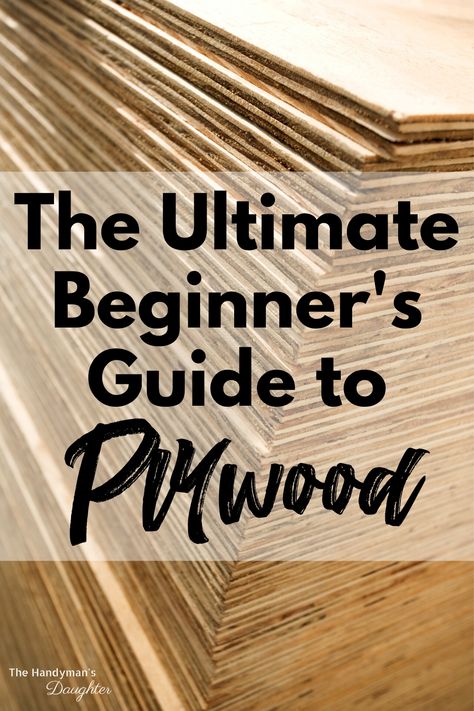 This guide teaches you everything you need to know about plywood! It answers all your questions, like what's the difference between types of plywood, or what to look for when buying plywood at the store. Plywood Diy, Types Of Plywood, Marine Grade Plywood, Plywood Projects, Free Woodworking Plans, Woodworking Plan, Wood Working For Beginners, Woodworking Ideas, Arne Jacobsen