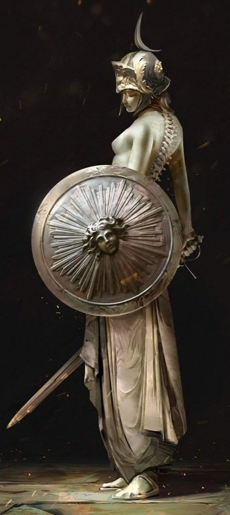 Athena Aesthetic, Angel Sculpture Art, Noxus League Of Legends, Athena Greek Goddess, Athena Tattoo, Ancient Greek Sculpture, Greek Tattoos, Greek Mythology Art, Athena Goddess