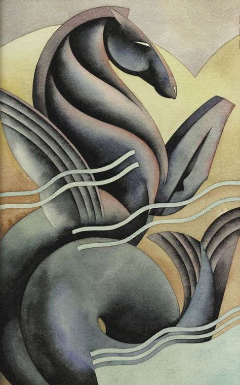 indigodreams:  ‘Seahorse’ by Nick Gaetano Art Deco Horse, Art Deco Animals, Art Deco Graphics, Art Deco Illustrations, Art Deco Artwork, Seahorse Art, Art Deco Paintings, Motif Art Deco, Art Deco Illustration