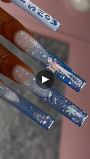 Snowglobe Nails, Globe Nails, Snow Globe Nails, Designs For Nails, Stiletto Nail Designs, Bed Of Nails, Cleaning Your Ears, Cute Simple Nails, Stiletto Nails Designs