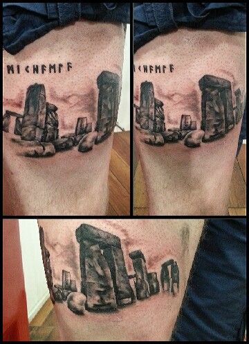 Stonehenge #tattoo Stonehenge Tattoo, Stonehenge, Portrait Tattoo, Tattoo Ideas, Tattoos