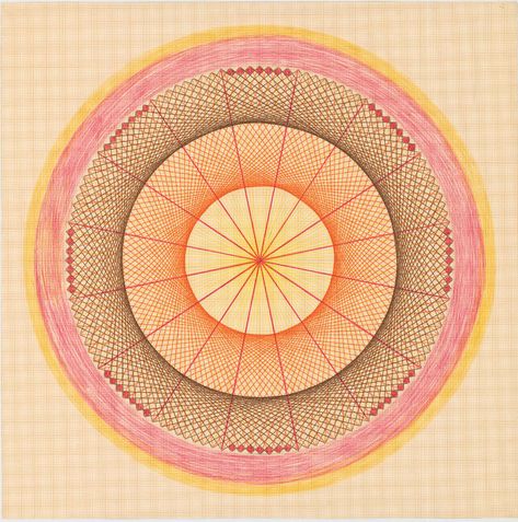 Emma Kunz Art, Emma Kunz, Meditation Drawing, Energy Givers, Spirit Drawing, Debbie Millman, Chi Energy, Geometric Drawing, Spiritual Artwork