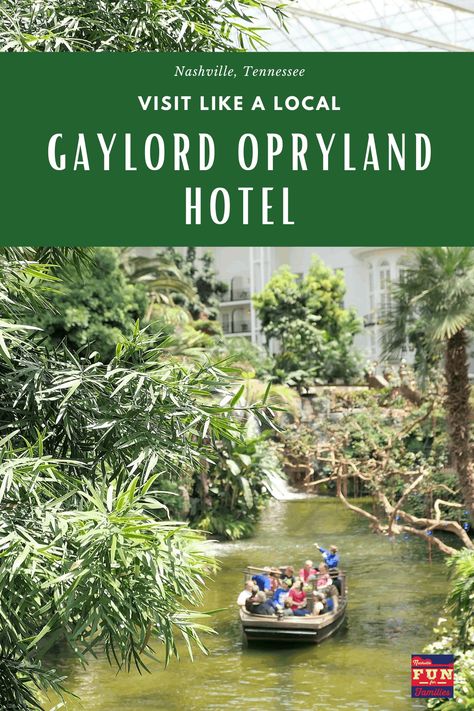 Gaylord Opryland Resort Nashville, Opryland Hotel Nashville, Nashville Tennessee Vacation, Fun Vacations, Nashville Map, Southern Road Trips, Nashville Travel Guide, Nashville Travel, Opryland Hotel