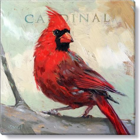 Cardinal Birds Art, Cardinal Print, Bird Painting Acrylic, Cardinal Painting, Bird Canvas, Cardinal Bird, Bird Wall Decor, Cardinal Birds, Bird Art Print