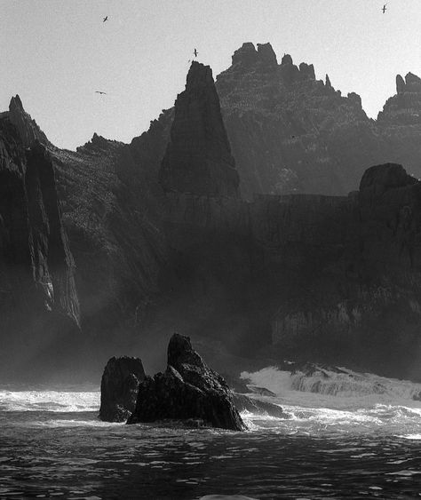 Secluded Island Aesthetic, Deserted Island Aesthetic Dark, Deserted Island Aesthetic, Creepy Island, Dark Island, Island Aesthetic, Coast Of Ireland, Dark Cave, Deserted Island