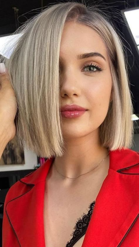 Kort Bob, Κούρεμα Bob, Short Bobs, Blonde Bob Hairstyles, Short Blonde, Short Blonde Hair, Short Bob Hairstyles, Hair Today, Great Hair