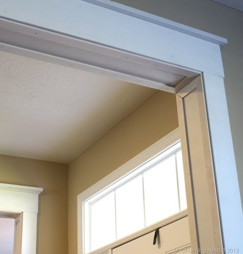 Door Casing Ideas, Nest Diy, Door Openings, Simple Door, House Trim, Door Frames, Door Casing, Door Trim, Window Trim