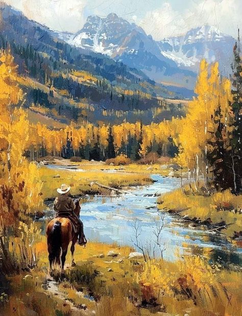 Mountain Range Drawing, County Aesthetic, Cityscape Paintings, Western Artwork, Hunting Art, Western Paintings, Old Western, Beautiful Landscape Photography, Artist Sketchbook