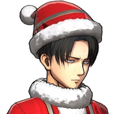 Aot Christmas Pfp, Aot Game, Levi Mikasa, Christmas Pfp, Captain Levi, Anime Christmas, Christmas Icons, Icons Pfp, Fanarts Anime