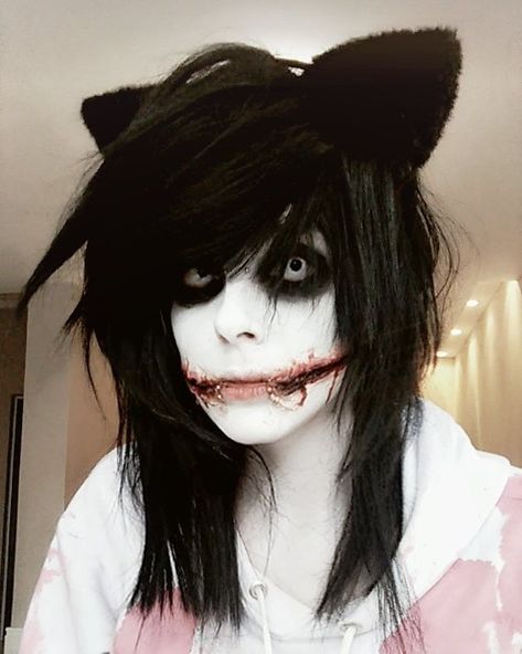 Jeff The Killer Makeup, Jeffery Woods, Jeff The Killer Cosplay, Creepypasta Slenderman, Creepypasta Cosplay, Creepy Pasta Family, Scene Boys, Ben Drowned, Creepypasta Cute