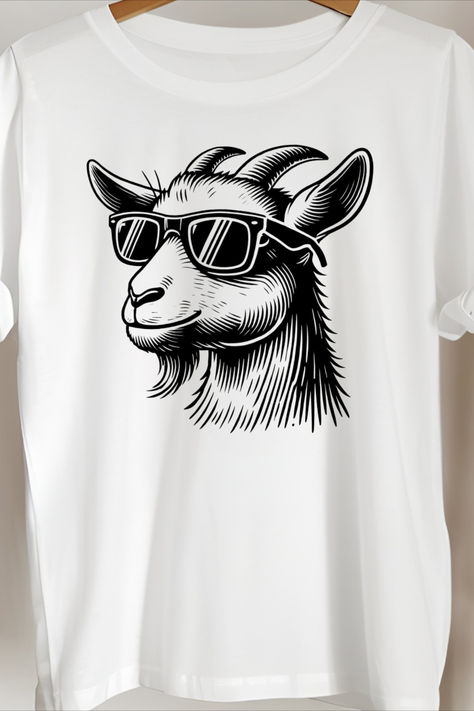 Goat Shirt - Cute Goat Lover T-Shirt, Farm Animal Tee for Farmer Girls, Trendy Animal Apparel, Gift for Goats Fans and Farm Lovers Goat Shirt, Cute Goat, Farmer Girl, Goat Shirts, Goat Lover, Cute Goats, Soft Spot, Farm Animal, Pet Clothes