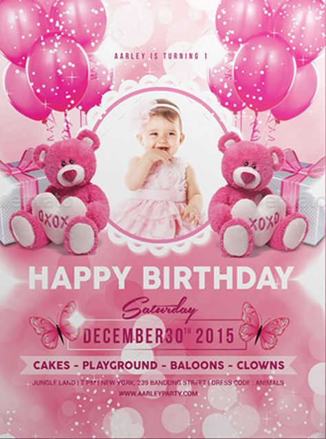 Baby Birthday Invitation Card, Online Birthday Invitations, Happy Birthday Invitation Card, Birthday Card Template Free, Unique Birthday Invitations, Birthday Invitation Card Template, Baby Birthday Invitations, Invitation Card Birthday, Kids Birthday Invitation